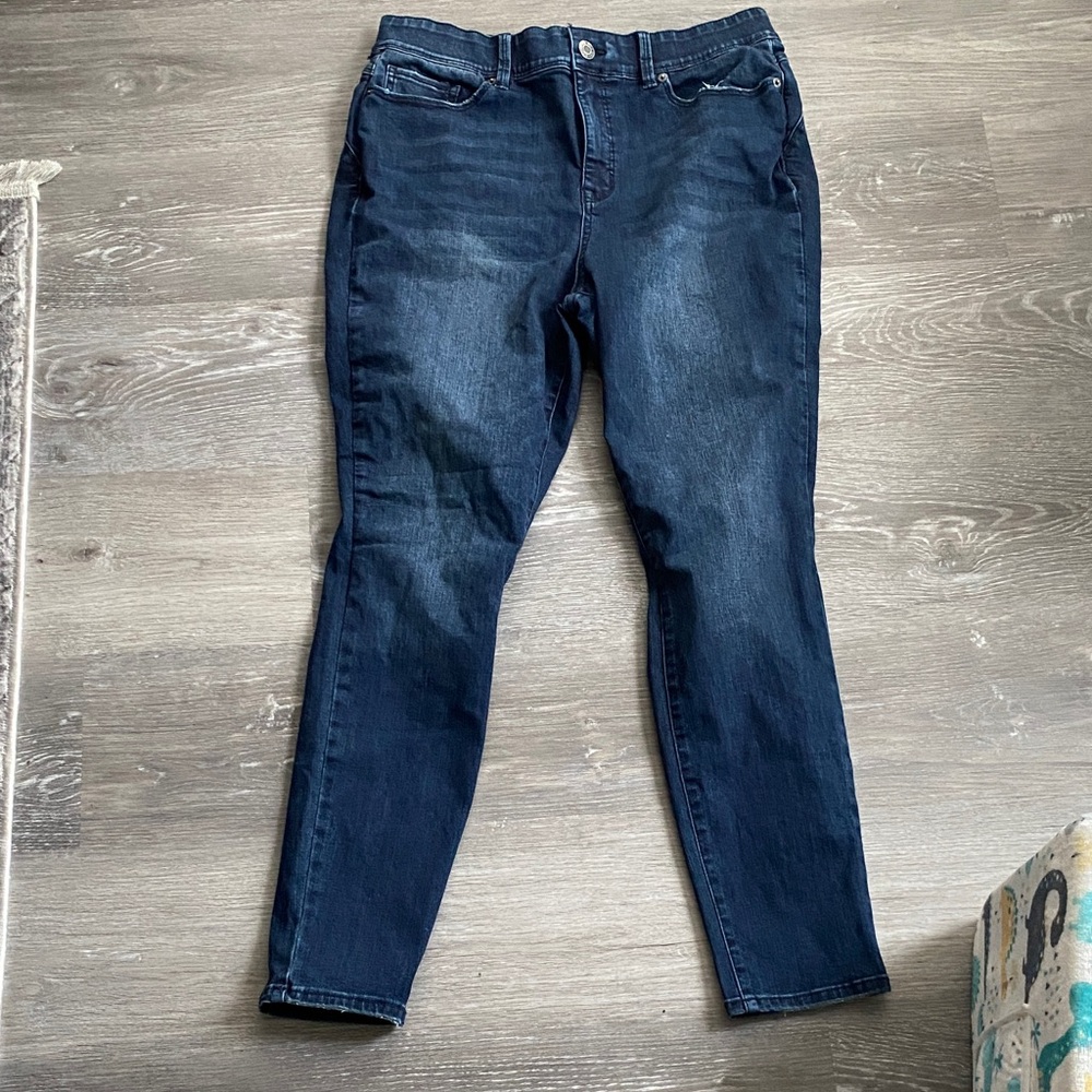 New York & Company Ultra High Rise Skinny Jeans, Size 16, NWT